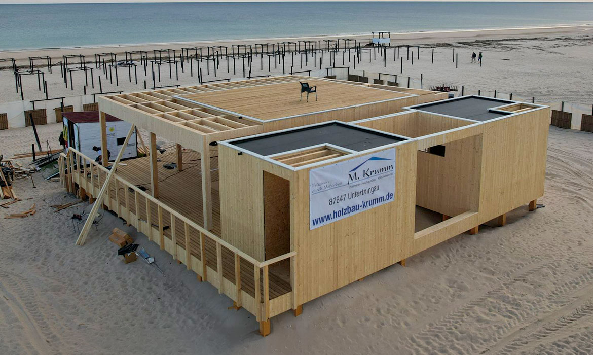 Strandbar/Strandhaus/Restaurant - Zimmerei Krumm